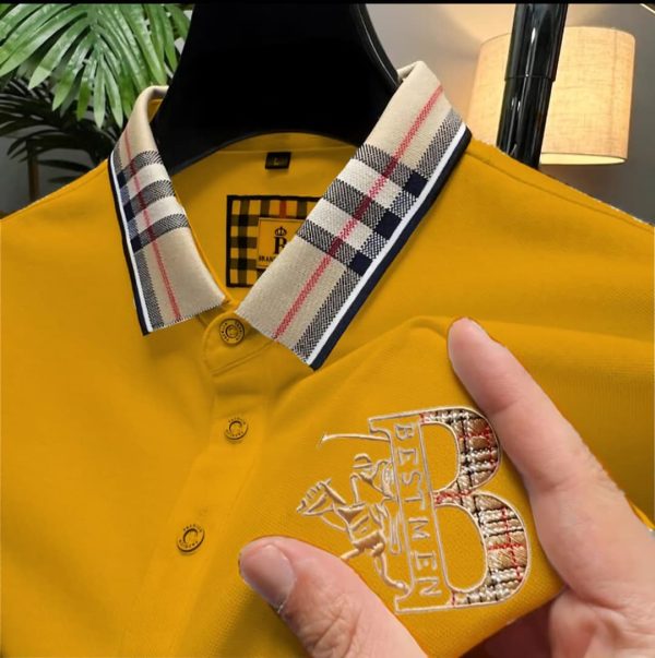 Premium Quality Fashionable POLO Shirt For Men Yellow