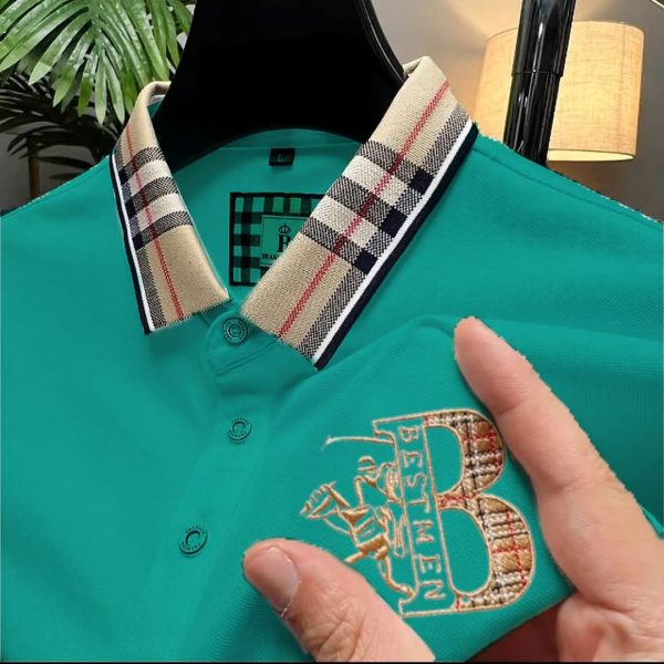 Premium Quality Fashionable POLO Shirt For Men Teal Green