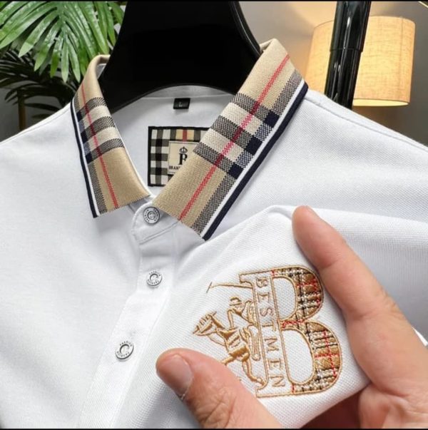 Premium Quality Fashionable POLO Shirt For Men White